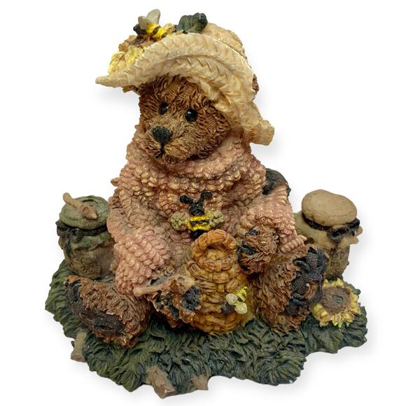 Boyds Bears Honey Bear resin figurine by The Bearstone Collection collectible - Picture 1 of 7